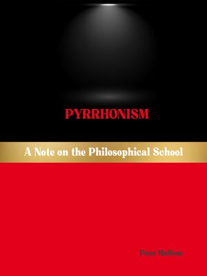 cover image of Pyrrhonism